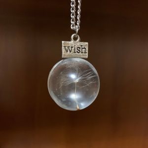 Dandelion "WISH" Necklace